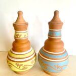 طقم قلل فخارية عدد 2 قطع قوله 3لتر