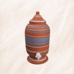 عرض التيراكوتا طقم فخار غير مطلي 12 قطعة + كولمن 7 لتر + 2 قلة