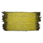 طقم فخار 18 قطعة أسود + حصيرة الجبنة القريش