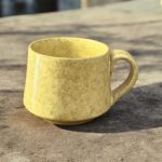 مج فخار اصفر 22