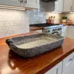 طاجن فخار طبيعي مقاس 20×30