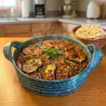 طاجن فخار فيروزي غامق 26 سم