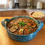 طاجن فخار فيروزي غامق 26 سم